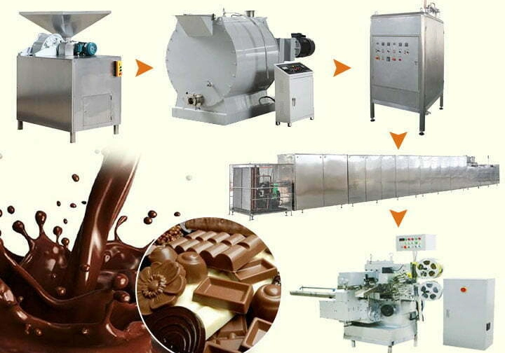 ماشین آلات خط تولید شکلات سازی​